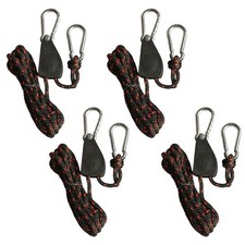 Sistema tenda a baldacchino applicazioni pesanti 4 corde di sollevamento clip ferro zincato