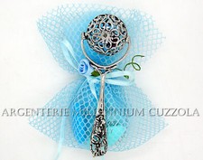 Sonaglino ARGENTO LEGA Bomboniere Sonaglio BOMBONIERA BATTESIMO NASCITA Birth