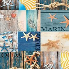 Tela Cerata Tovaglia Marittimo Stella di Mare Marine C733 Angolare Rotondo Ovale