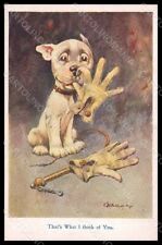 Artista Firmato Studdy Bonzo Cane That is I Think Bulldog Francese 1005 pz VK7904