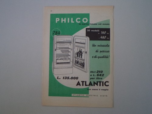 Advertising pubblicità 1958 - pubblicità,
