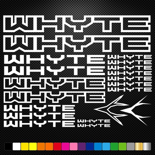 Adatto whyte adesivo vinile - whyte,