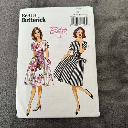 Abito butterick b6318 retrò - abito,
