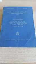 AERONAUTICA ISTRUZIONI  USO DEL MOTORE ISOTTA FRASCHINI  LICENZA PIAGGIO P X R
