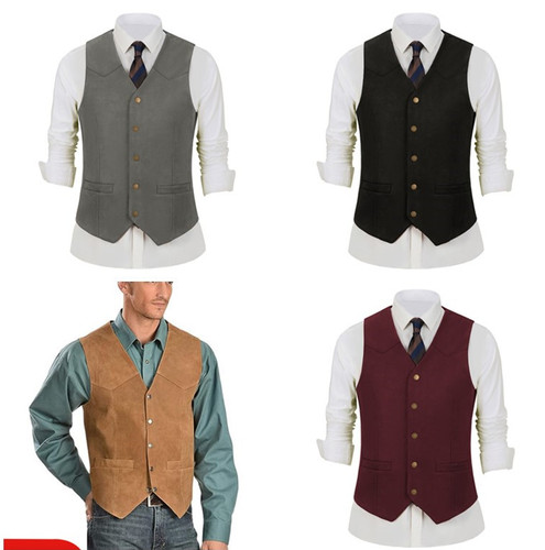 Gilet uomo casual cowboy