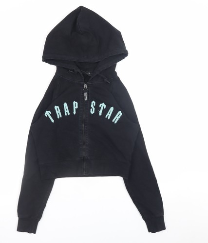 Trapstar felpa donna nera full - trapstar,