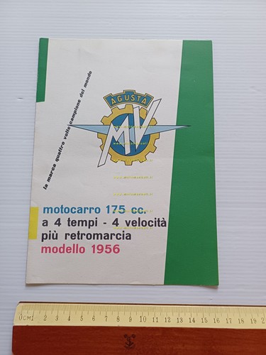 Agusta 175 motocarro 1956 - agusta,