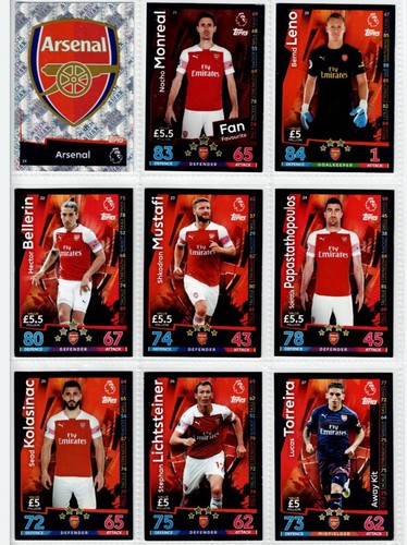 Arsenal match attax 2018 - -,