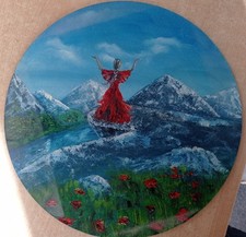 Quadro autodipinto. Dipinto ad