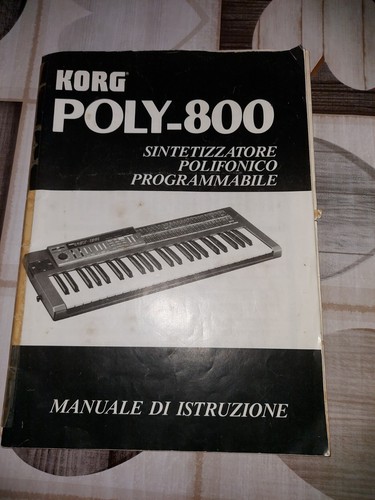 Korg poly 800 manuale - poly_800,
