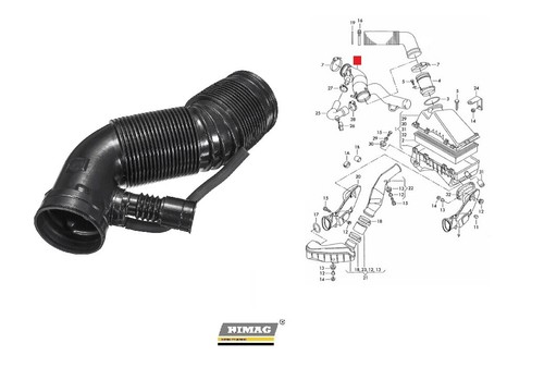 1j0129684cg tubo intercooler - tubo,