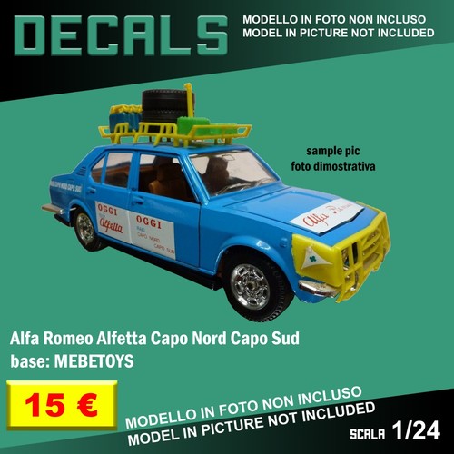 Decals repro alfa romeo - alfa,