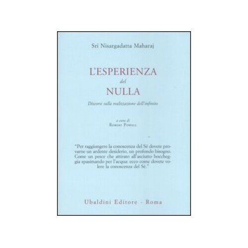 Libro esperienza del nulla - l''esperienza,