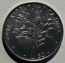 Vatican 50 Lire 1970 (Year 8)