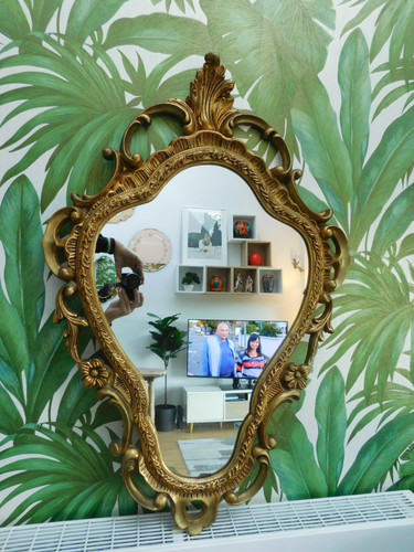 Splendido specchio decorato