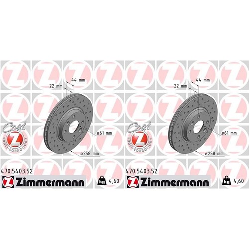 Zimmermann sport dischi - 2x,