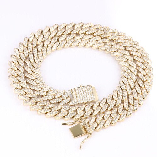 Catena maglia cubana - miami, con