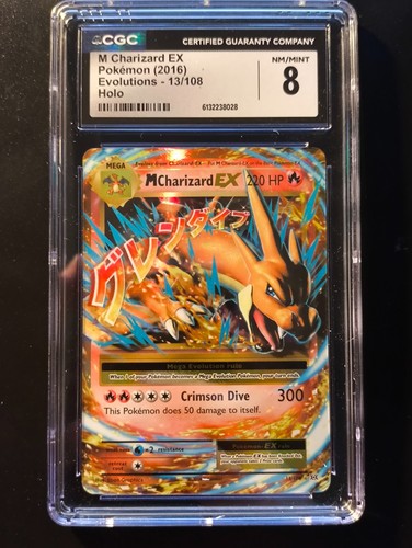 Mega charizard cgc - ex, 8