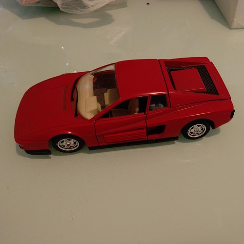 Ferrari testarossa burago - ferrari,