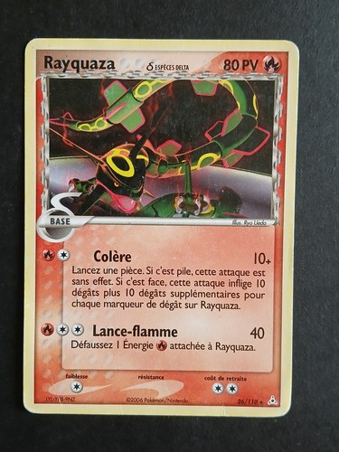 Carte pokémon rayquaza δ - pokémon,
