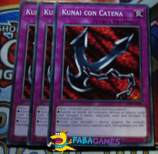 ?? YU GI OH 3 x KUNAI CON CATENA – SDBE IT035 COMUNE – ITA ??