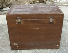 BAULE IN LEGNO PRIMI 900 INTRERNO RIVESTITO CON LAMIERA