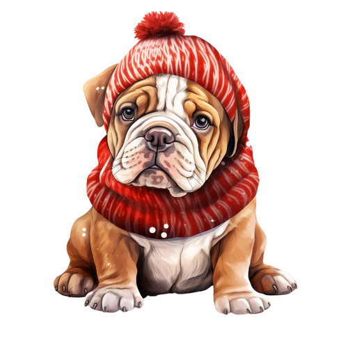 Adesivi auto bulldog inglese - bulldog,