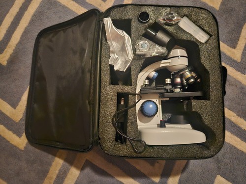 Used binocular microscope good - used,