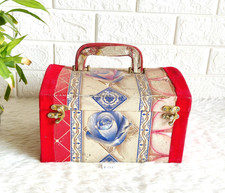 Vintage Rosso Velluto Tessuto
