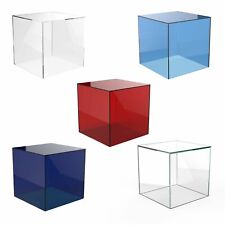 Espositore cubo acrilico quadrato scatola 5 lati vassoio in perspex porta negozio al dettaglio