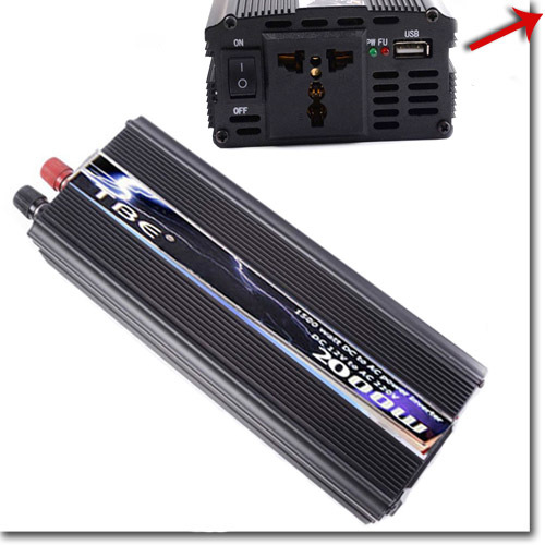 Inverter 2000w 12v - inverter, 220v