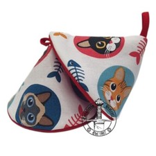 Coppia Presine da cucina Gatti