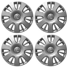 OPEL CORSA D 2006/2011 -  SET 4 PZ. COPPA RUOTA COPRICERCHI BORCHIA 15" CON LOGO