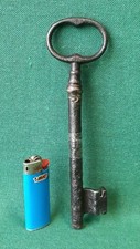 ANTICA CHIAVE MASCHIO IN FERRO BATTUTO A MANO DEL 1800 ANCIENT KEY RARE. NNN30