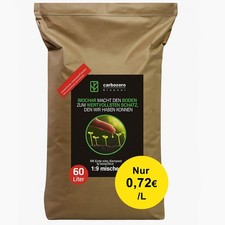 Biochar 60 L (carbone vegetale) - Terra Preta, ammendante, agricoltura ecologica