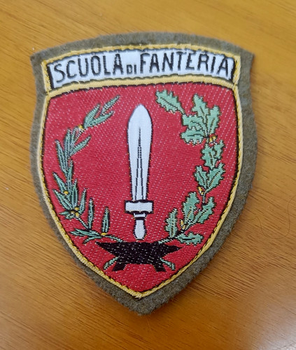 Toppa patch scuola fanteria - toppa,