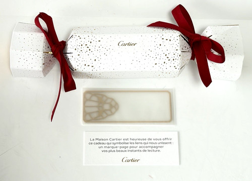 Cartier gold bookmark - cartier, panther