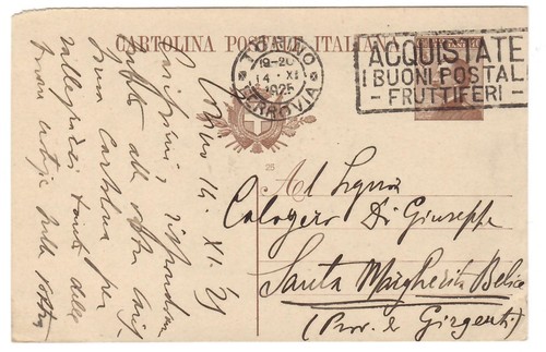 Regno italia 1923 cartolina - d'italia,