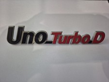 Scritta Uno Turbo. D.   Baule