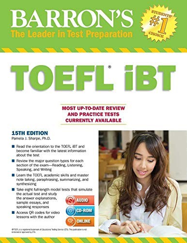 Barron toefl ibt - toefl, with