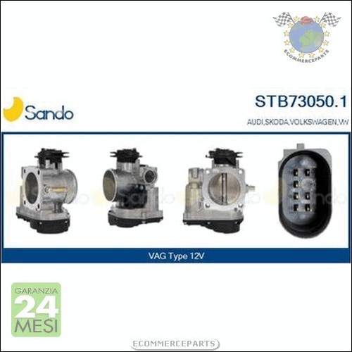 Corpo farfallato sando per - sando,