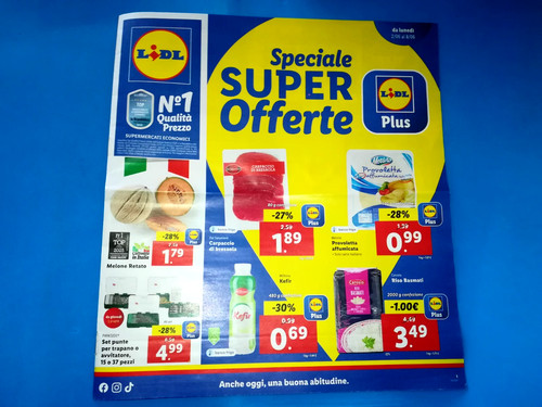 Volantino lidl pubblicita - volantino,