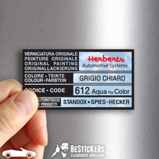 1 Adesivo etichetta Alfa