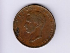 Italy:KM-377,10 Tornesi,1859 *