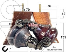 2x Gambe a Ruota e 2x Piedini