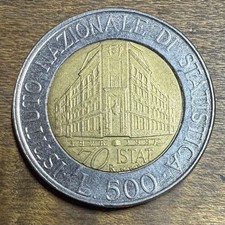 Italy 1996 500 Lire 70th