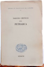 SAGGIO CRITICO SUL PETRARCA.,