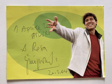 AUTOGRAFO GIANNI MORANDI TOUR