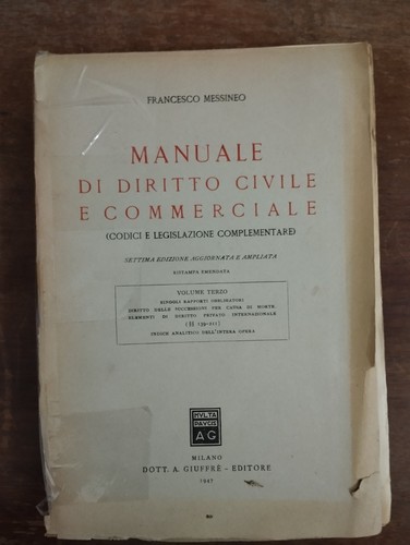 Manual civil and commercial - of,