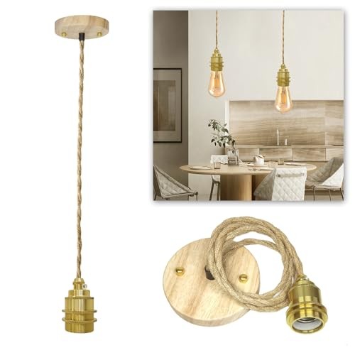 Legno e27 lampade - e27,